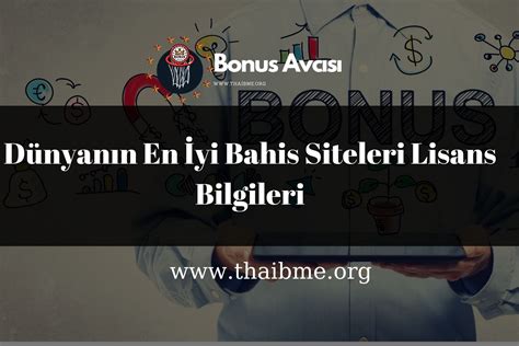 Yasal Bahis Lisans Bilgileri